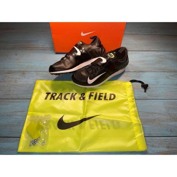 📦 New Mens 13 Nike Zoom Pole Vault II Track & Field Spikes 317404 017 - Picture 1 of 3